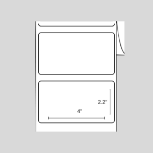 White, 4.0" x 2.0", Autoclavable
