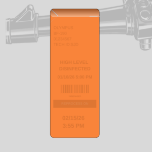 2.2" x 10" Orange Hang Tags