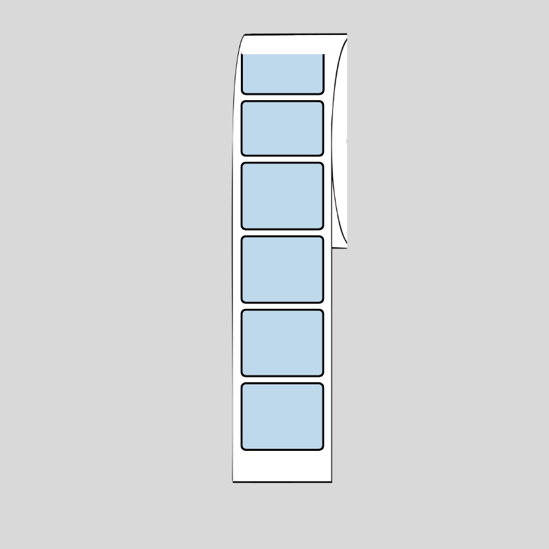 Blue, 1.2" x 1.1", Autoclavable