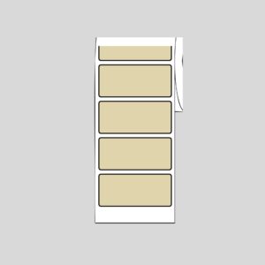 Tan, 2.2" x 1.1", Autoclavable