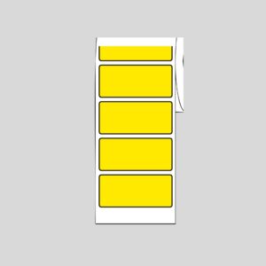 Yellow, 2.2" x 1.1", All Purpose