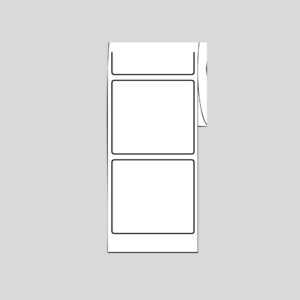 White 2.2" x 2.0" All Purpose