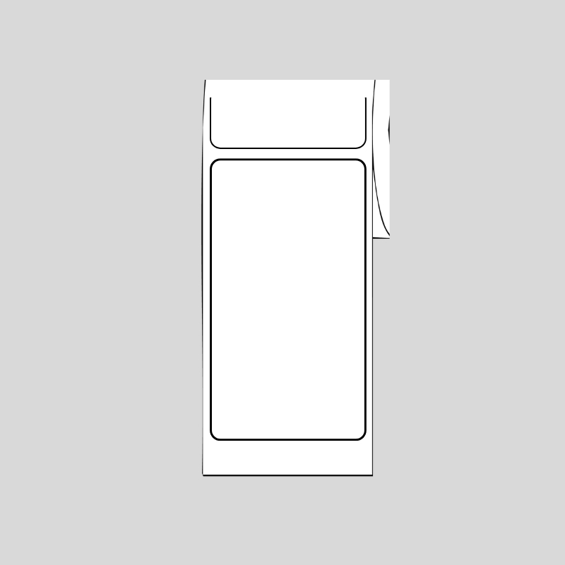 White 2.2" x 4.0", All Purpose