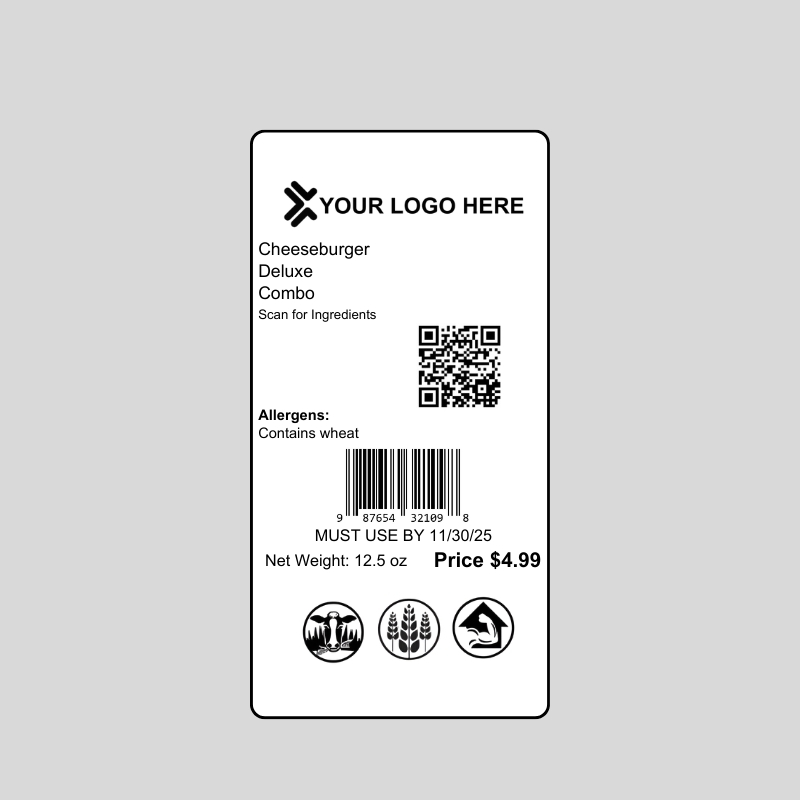 White 2.2" x 4.0", All Purpose - Image 3