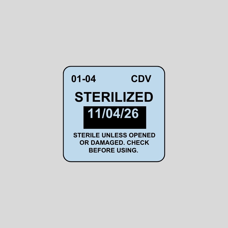 Blue, 1.2" x 1.1", Autoclavable - Image 2